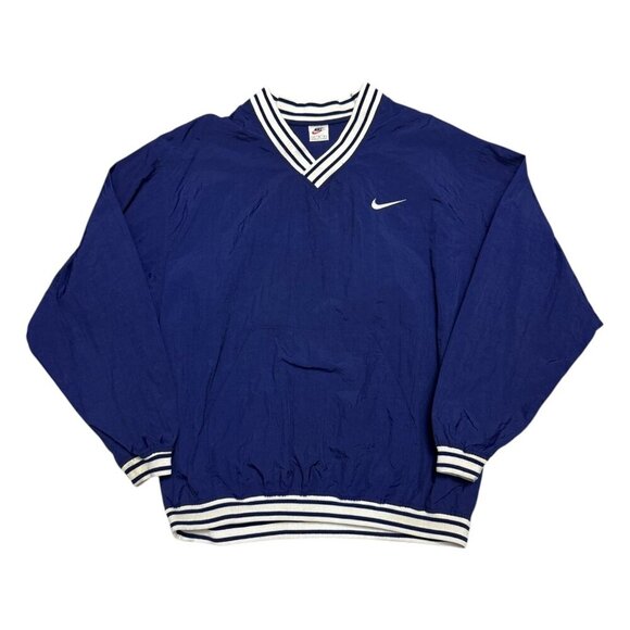 Nike Other - NIKE Vintage 90s Retro Streetwear Nylon Windbreaker Bomber Jacket Mens XL